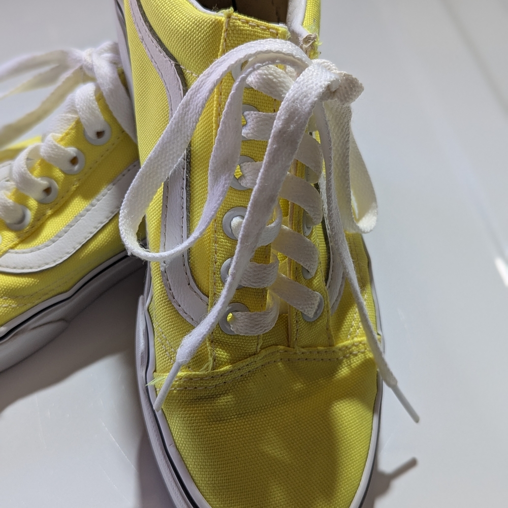 Vans Yellow Kids High-Top Sneakers